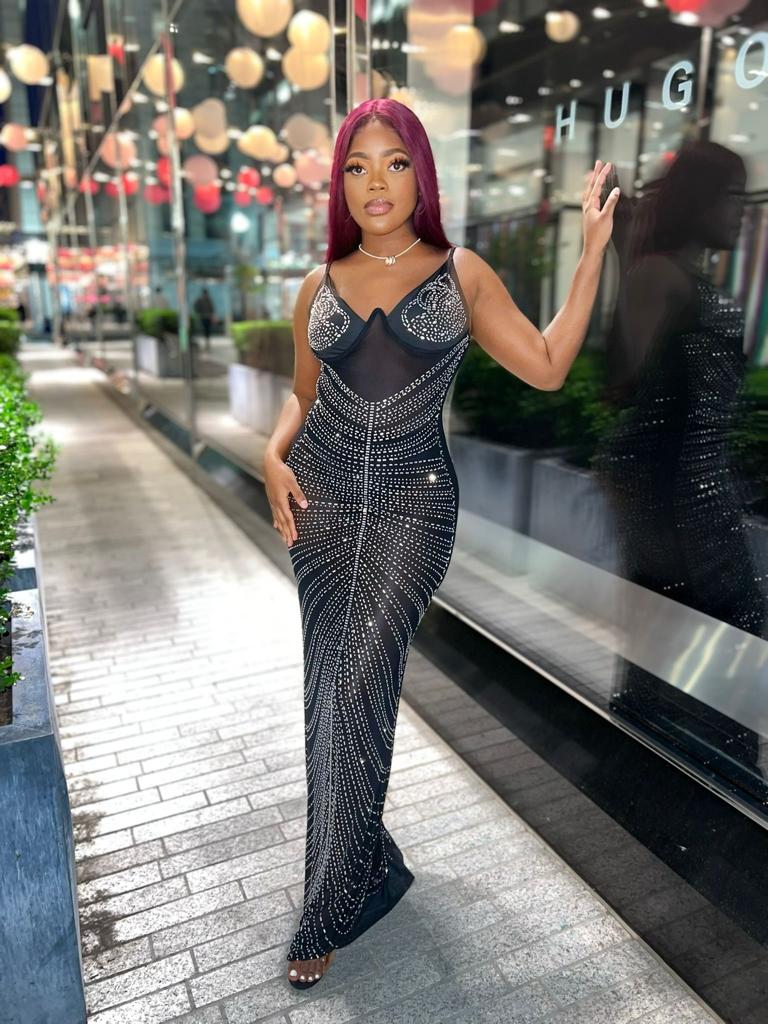 Jasmine Rhinestone Dress