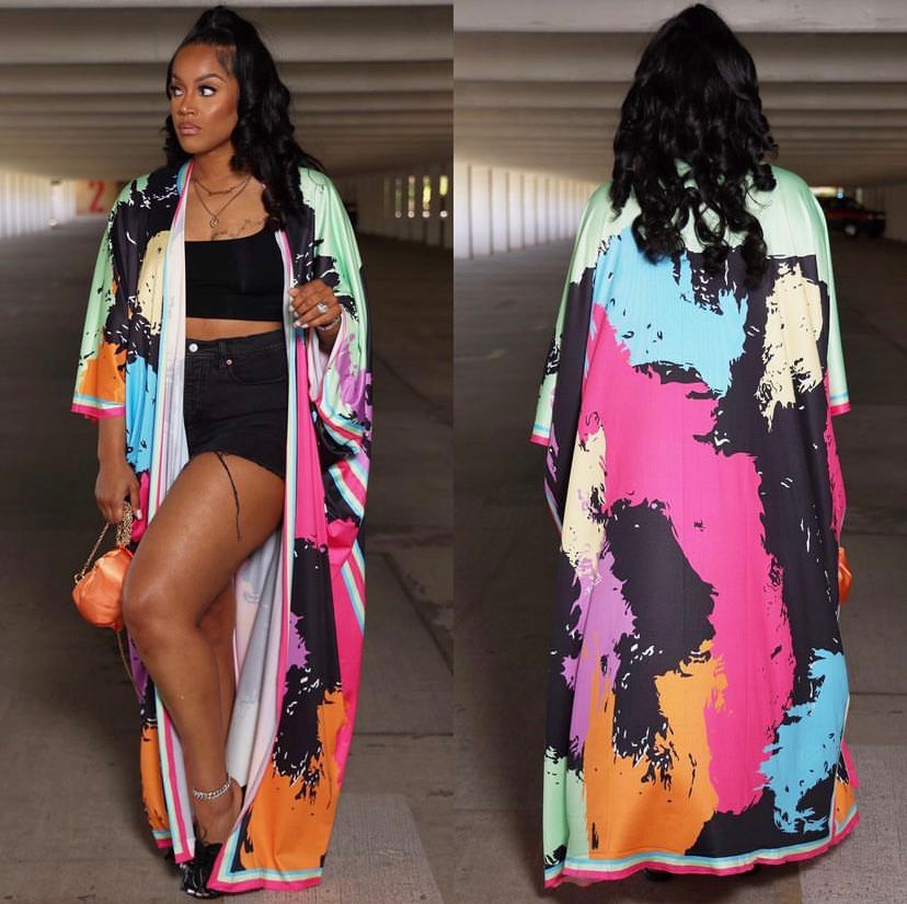 Soft walk kimono