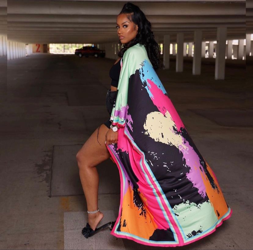 Soft walk kimono