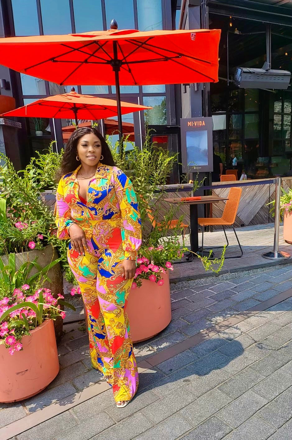 Vikky multi Two piece Set