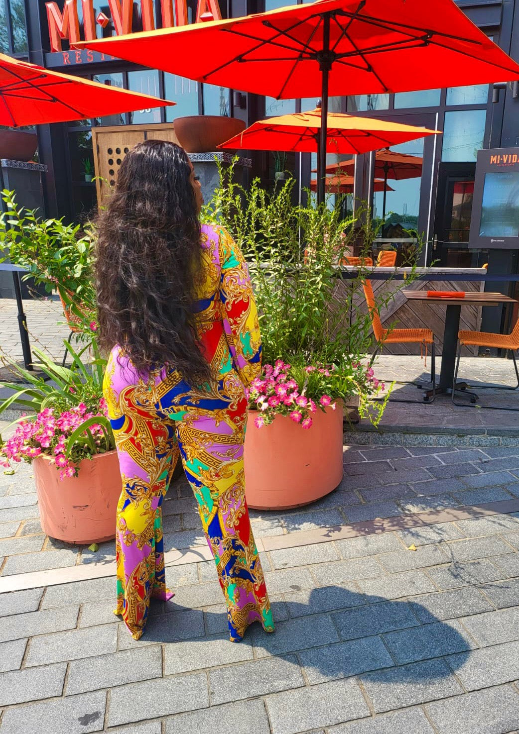 Vikky multi Two piece Set