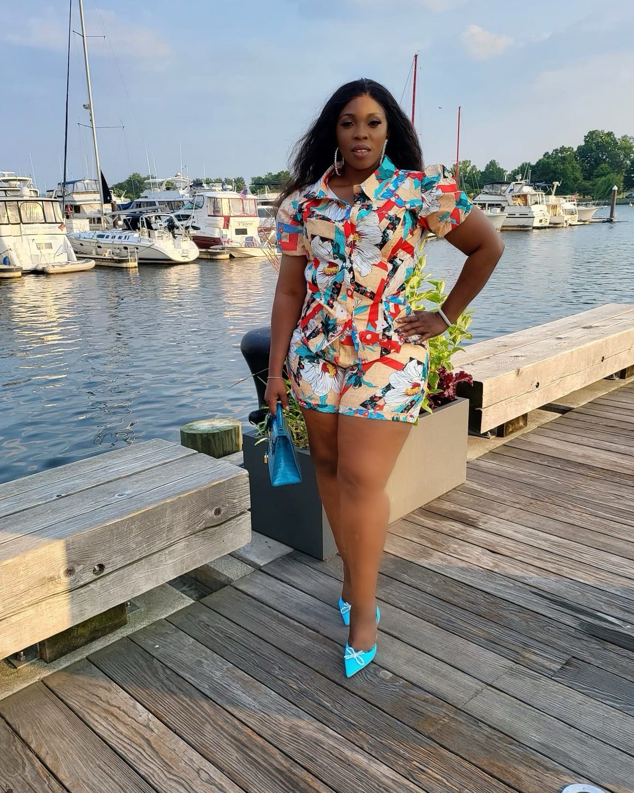Summary Short Two Piece Set